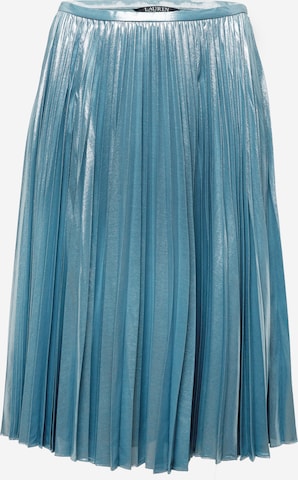 Lauren Ralph Lauren Plus Skirt in Blue: front