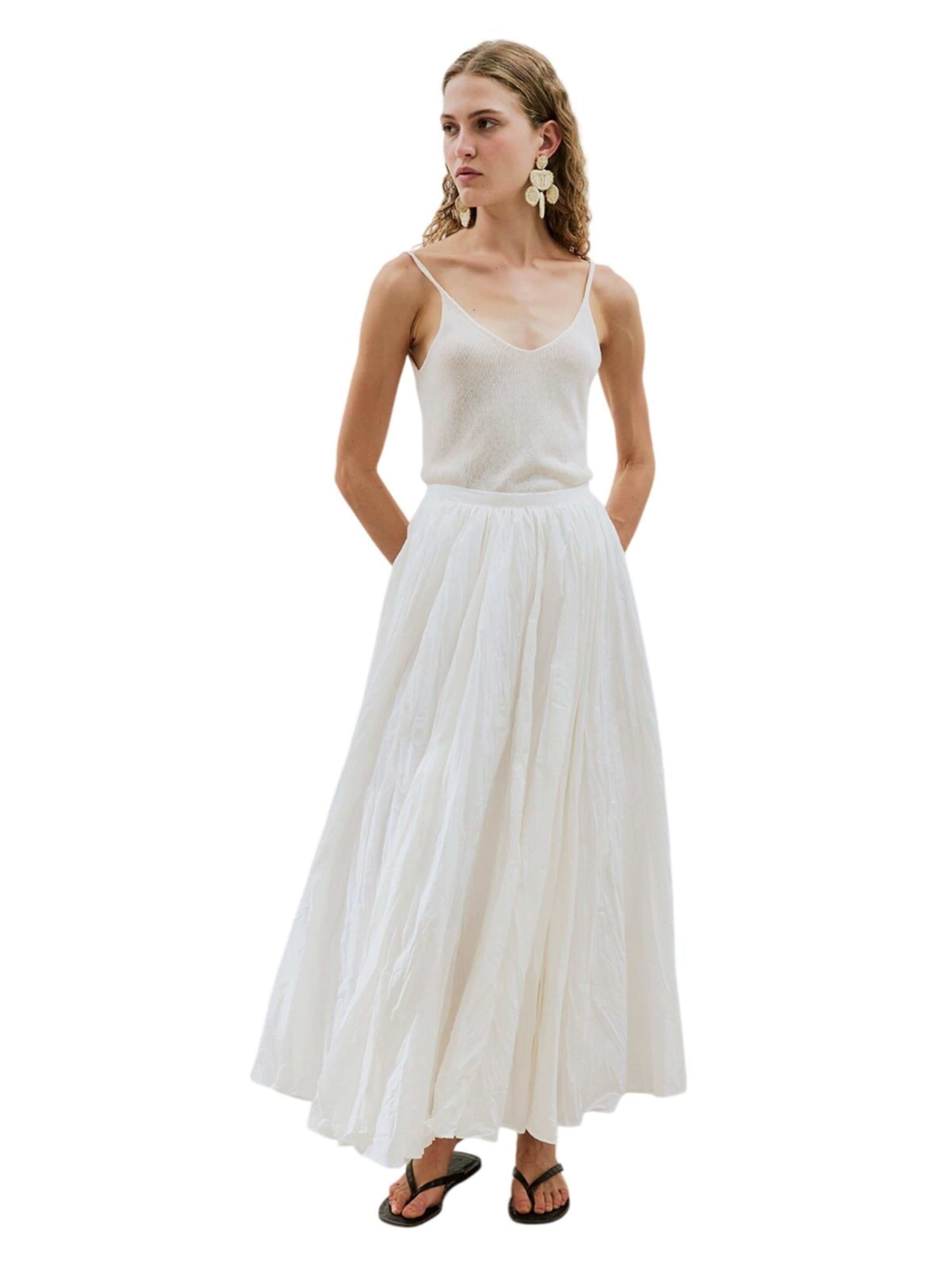 MANUKA Skirt in Beige: front