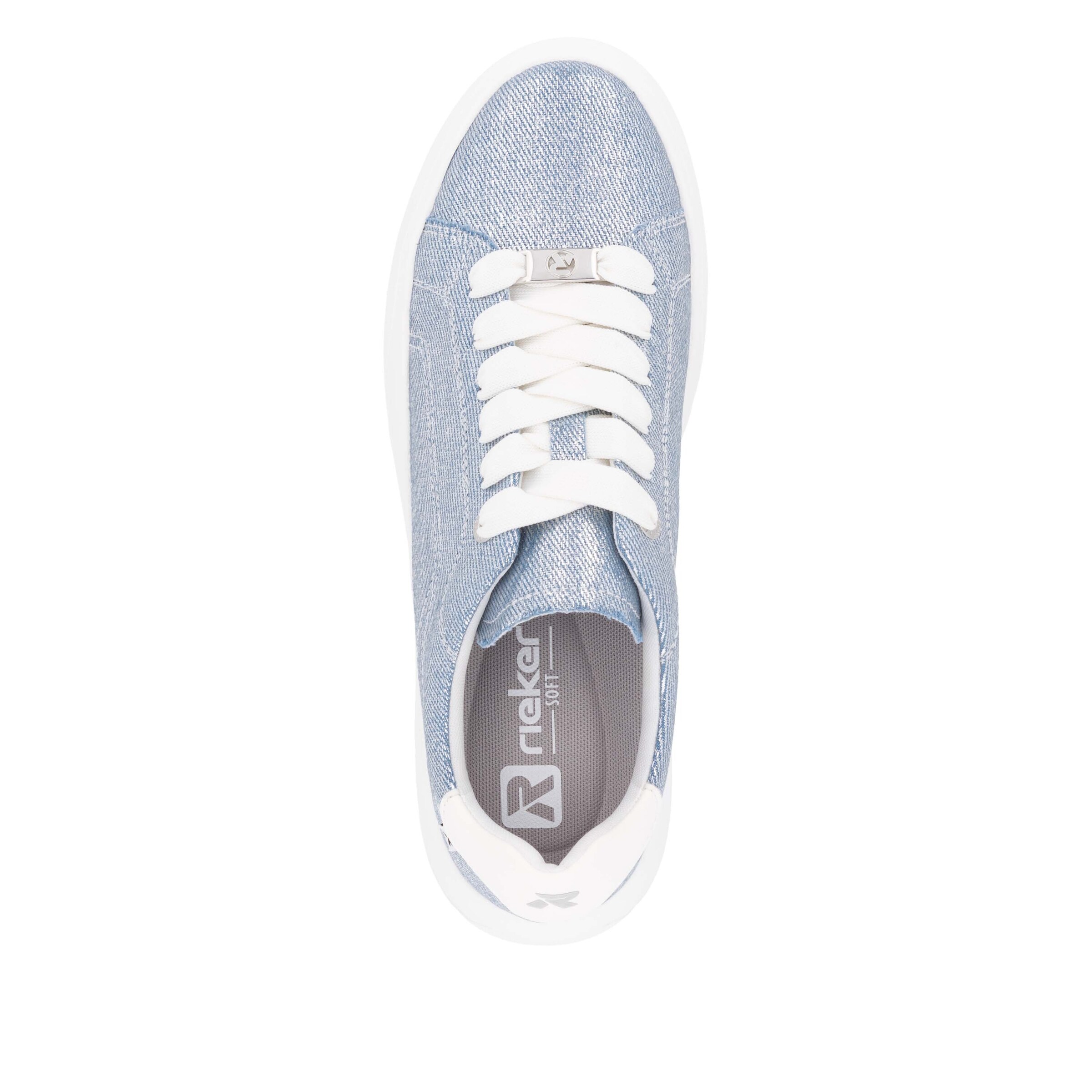 Baskets basses 'W2302' Rieker Sport en bleu