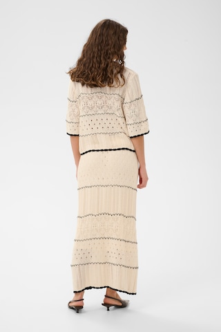 CULTURE - Falda 'CUYlva' en beige