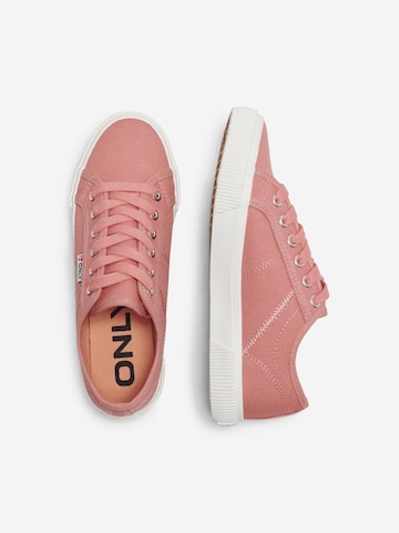 ONLY Låg sneaker 'NICOLA' i rosa