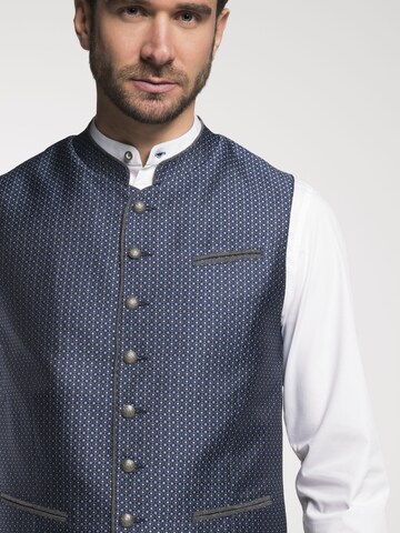 SPIETH & WENSKY Traditional Vest 'TG Deando' in Blue