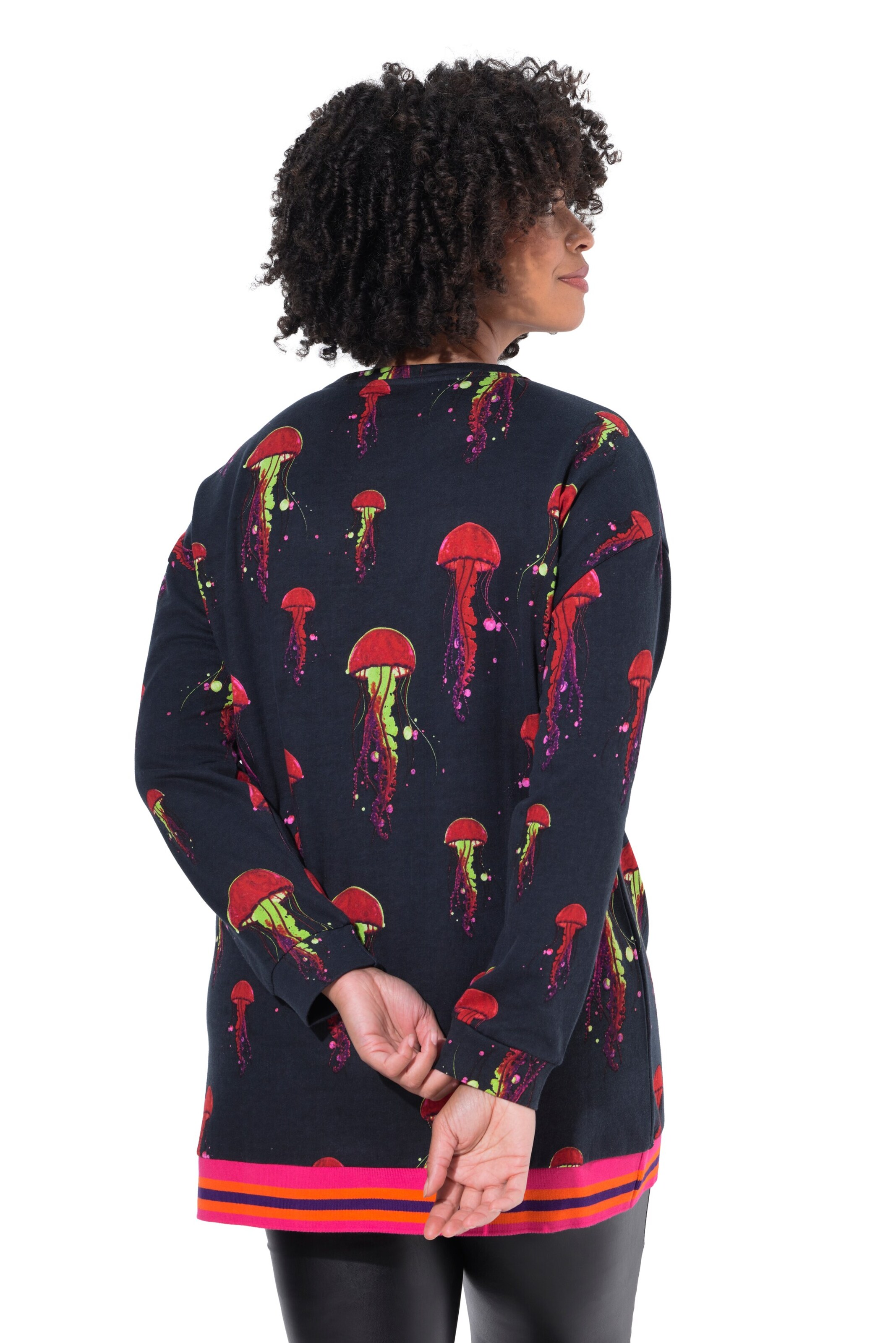 Angel of Style Sweatshirt in Schwarz