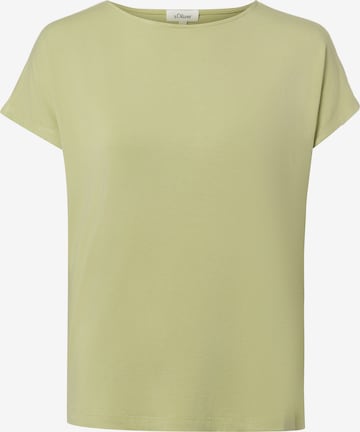 s.Oliver Μπλουζάκι σε πράσινο: μπροστά