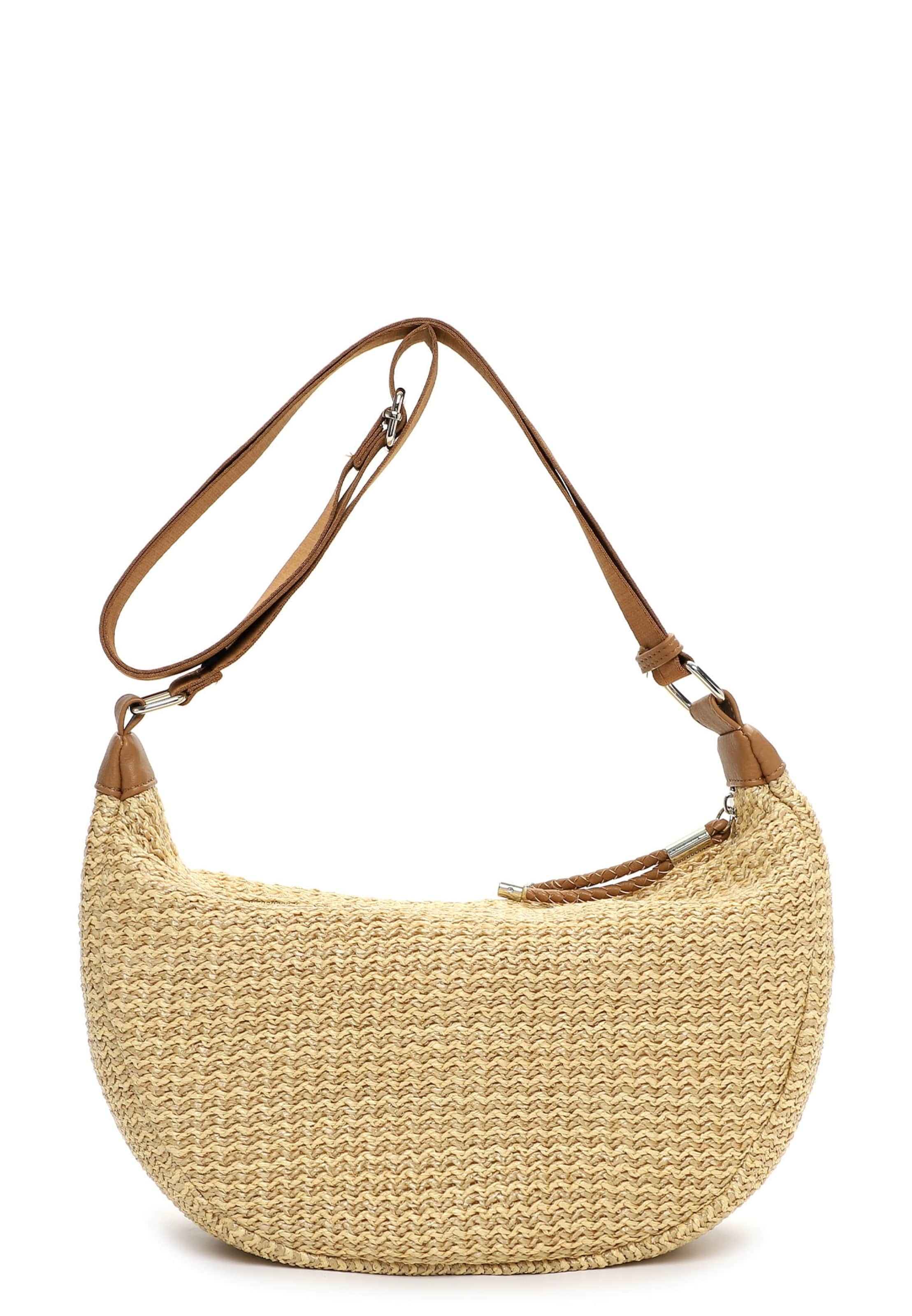 Borsa a spalla ' E&N Bayonne RUE 09 ' di Emily & Noah in beige