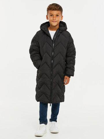 Threadboys Mantel 'Gandey' in Schwarz: Vorderseite