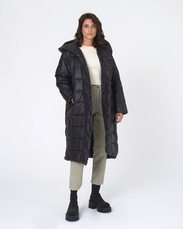 FRESHLIONS Winter coat 'Eva' in Black