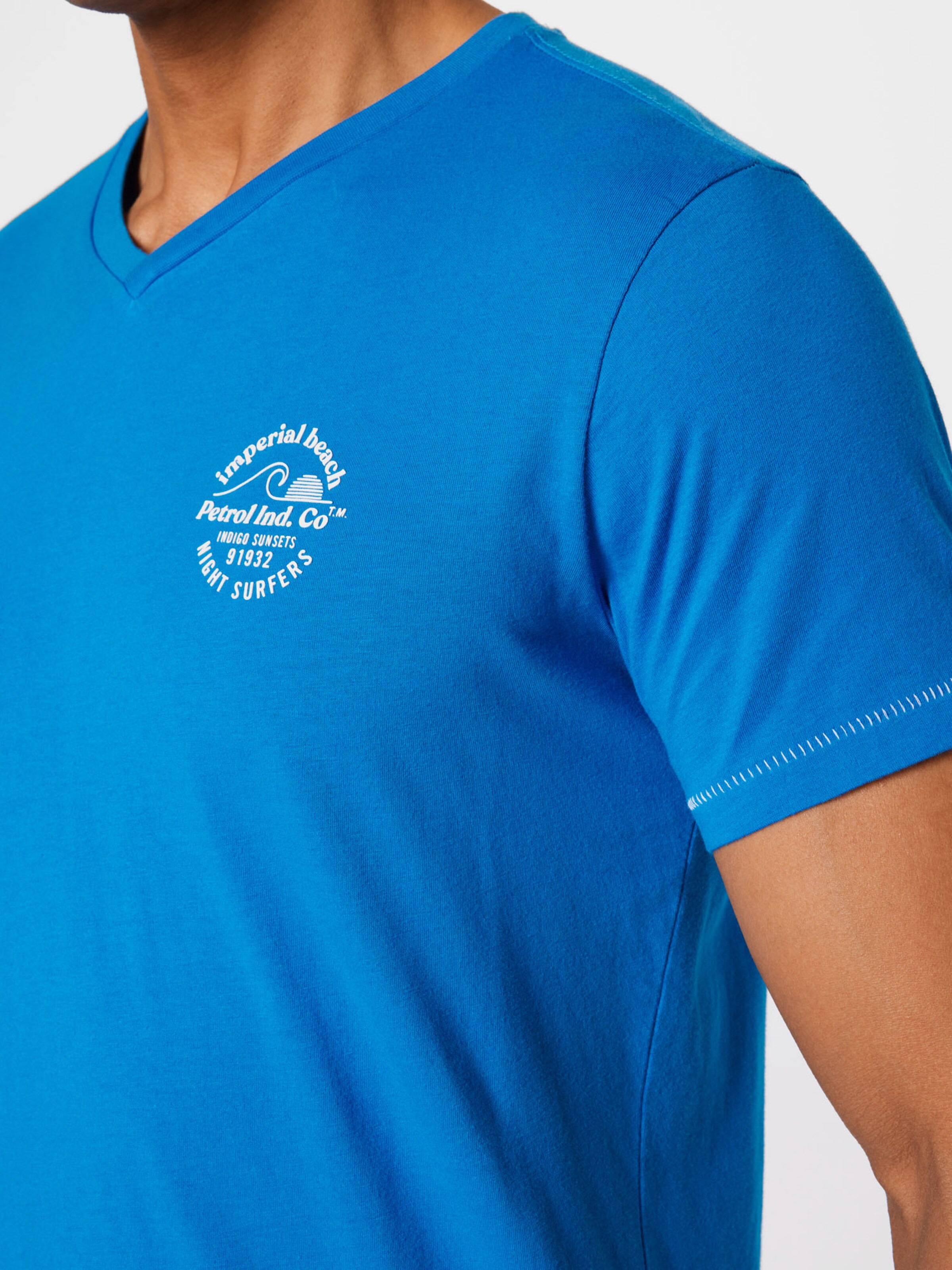 Männer Shirts Petrol Industries T-Shirt in Blau - JP17685 Männer Shirts Petrol Industries T-Shirt in Blau - JP17685