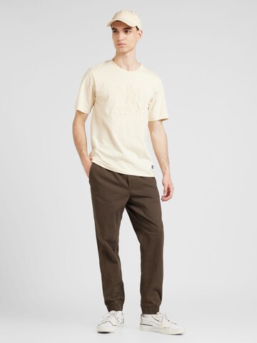 bēšs JACK & JONES T-Krekls 'JPRBLUDOUGLAS'