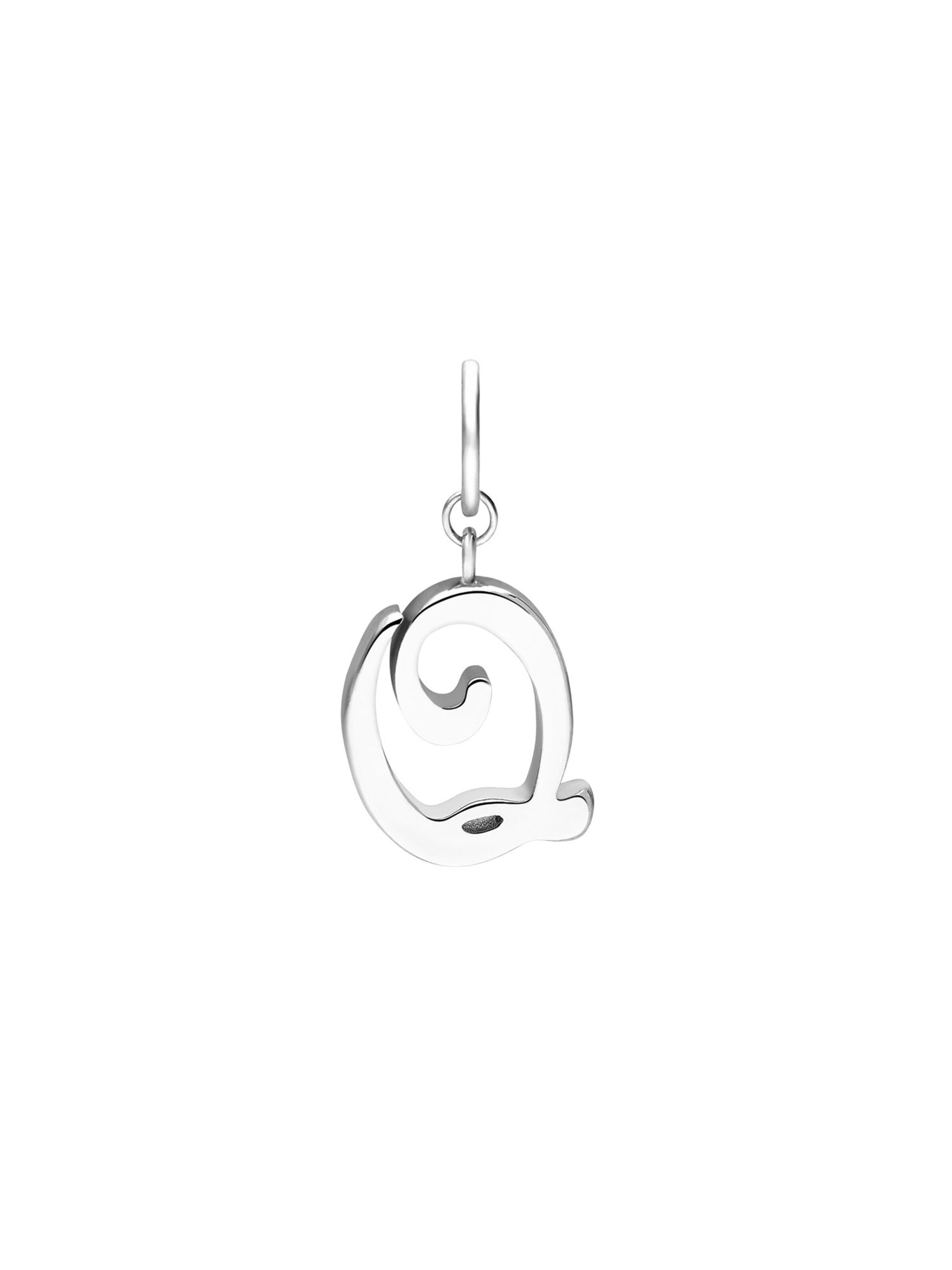 Lucardi Pendant in Silver: front