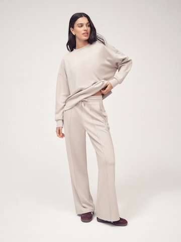 Osia Wide Leg Bukser i beige