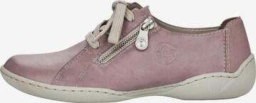 Rieker Lace-Up Shoes in Pink