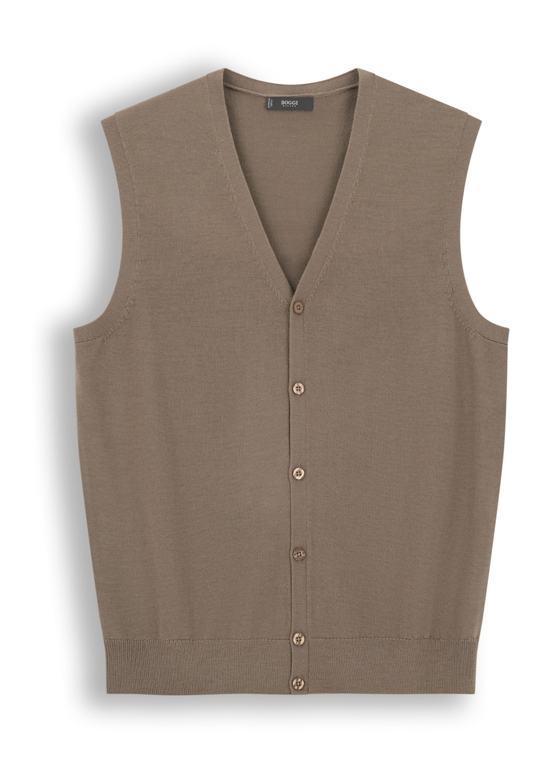 Gilet Boggi Milano en gris : devant