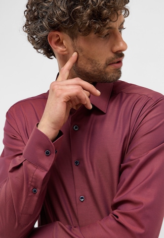ETERNA Slim fit Business shirt in Red