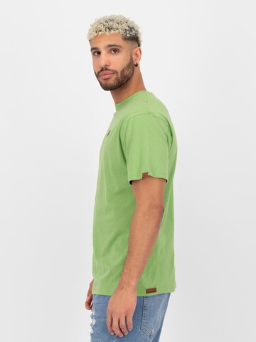 Tricou 'Maddox' de la Alife and Kickin pe verde