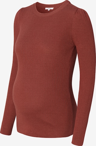 Pull-over 'Zana' Noppies en rouge : devant