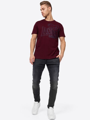 LONSDALE Shirt 'Langsett' in Rood