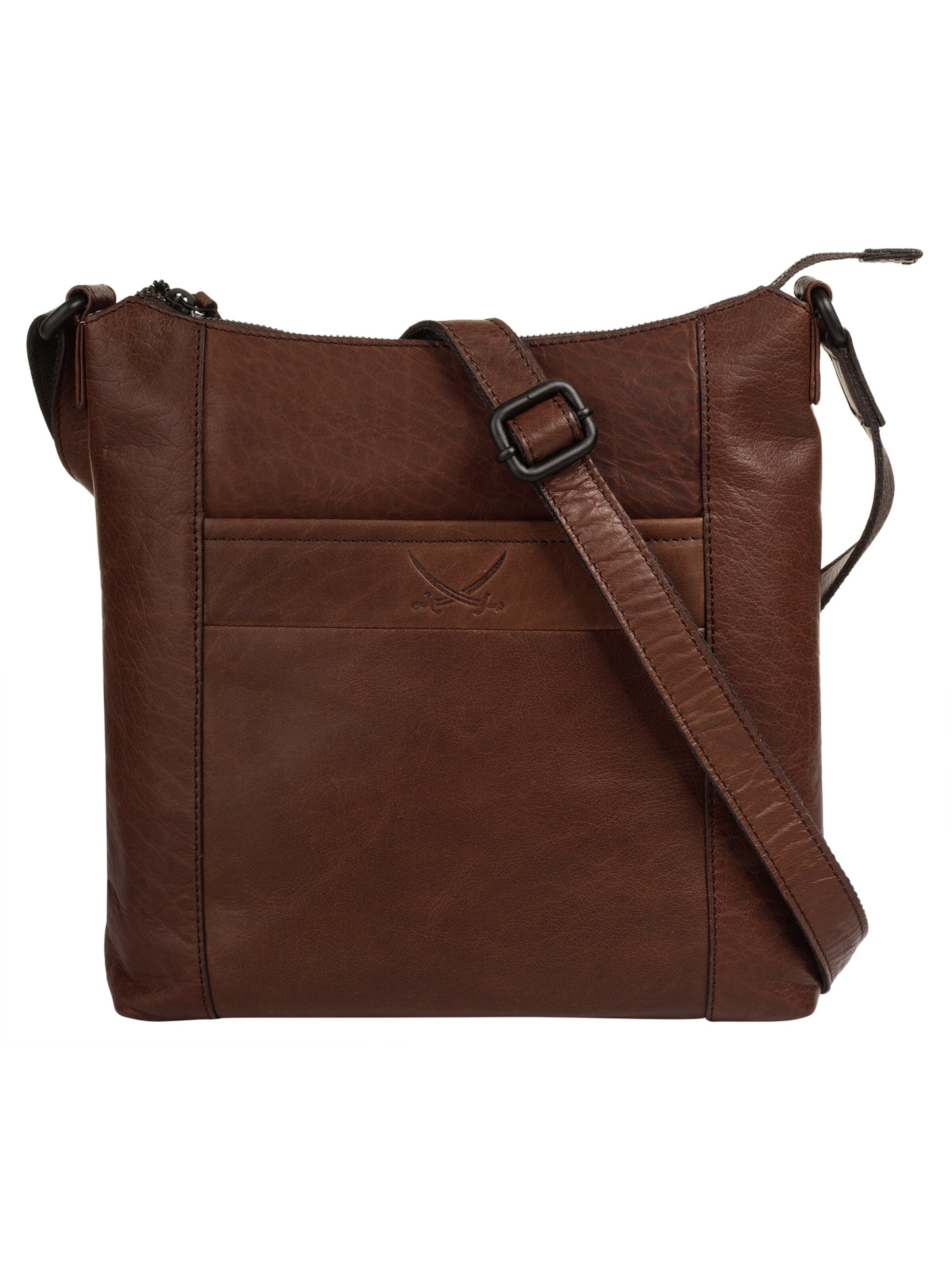 Sac à bandoulière SANSIBAR en marron : devant