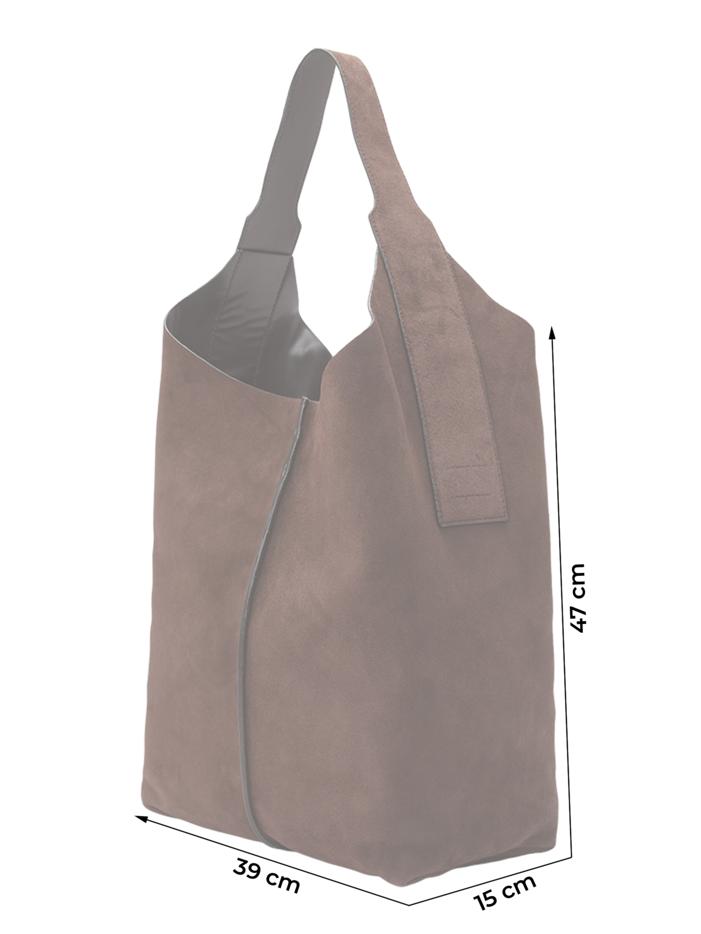 Copenhagen Studios Nákupní taška 'Crosta' – hnědá