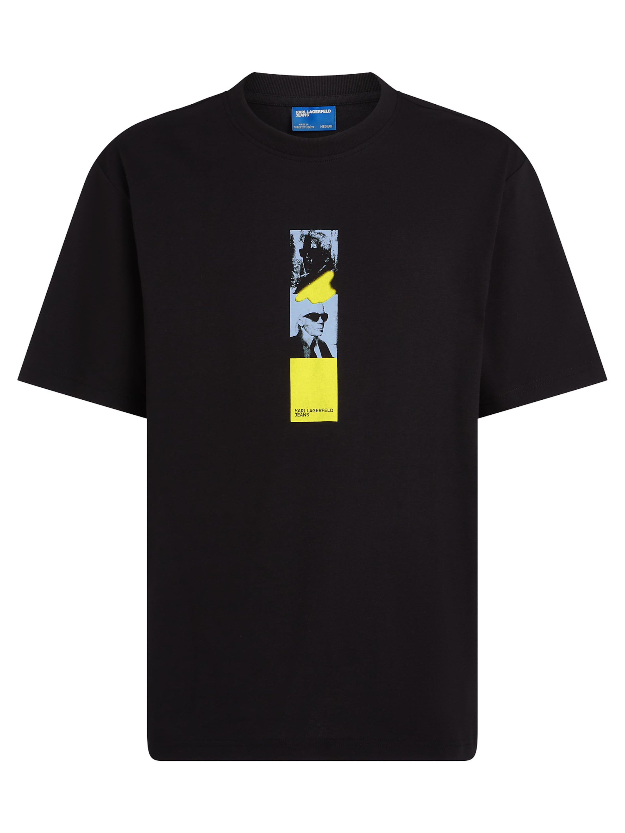 KARL LAGERFELD JEANS T-Shirt in Schwarz: Vorderseite