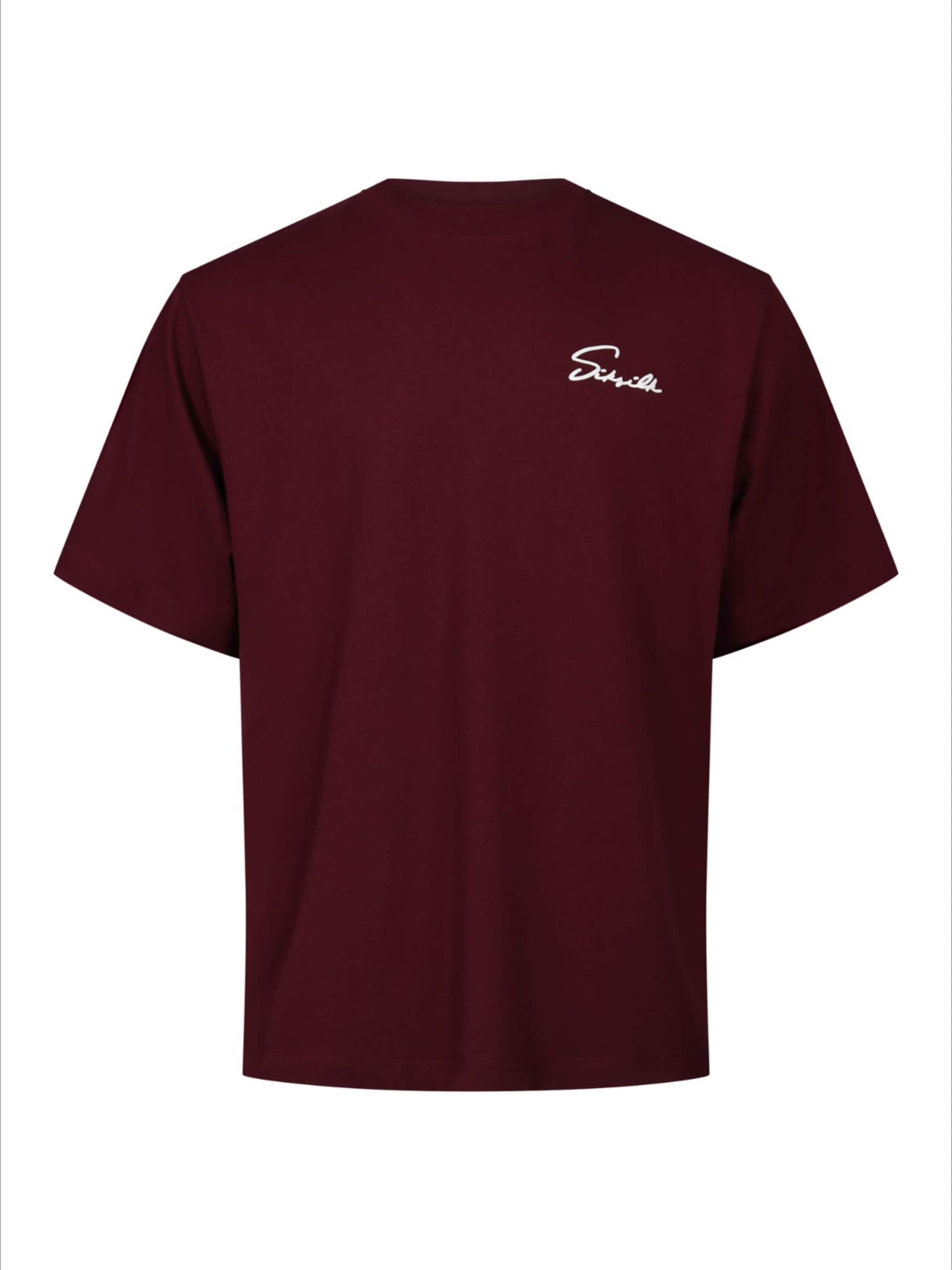 SikSilk Shirt in Rood: voorkant