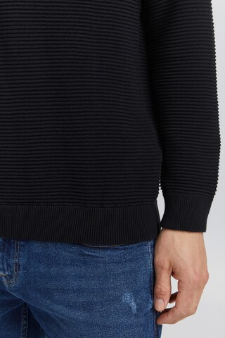 !Solid Strickpullover 'Valencia' in Schwarz