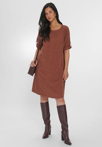 Emilia Lay Dress in Brown