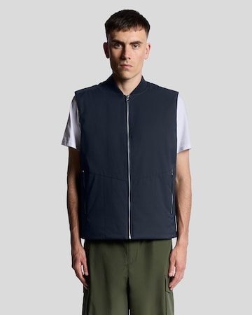 Lyle & Scott Bodywarmer in Blauw: voorkant