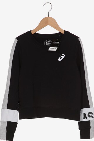 ASICS Sweatshirt & Zip-Up Hoodie in S in Black: front
