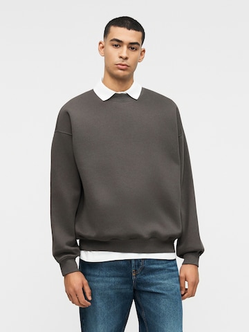 Abercrombie & Fitch Bluzka sportowa 'ESSENTIAL' w kolorze szary: przód