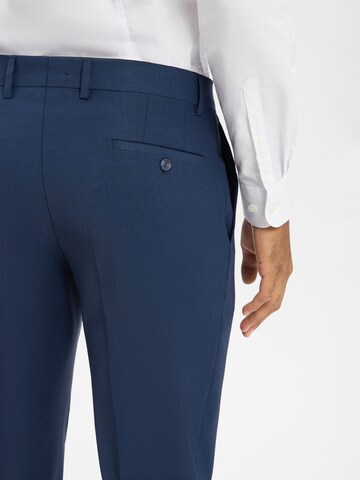 HECHTER PARIS Regular Pleated Pants in Blue