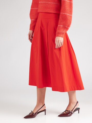 Gonna 'Hosanna' di Essentiel Antwerp in rosso: frontale