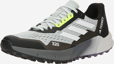 ADIDAS TERREX Running Shoes 'Agravic Flow 2.0' in Light grey / Lime / Black / White, Item view