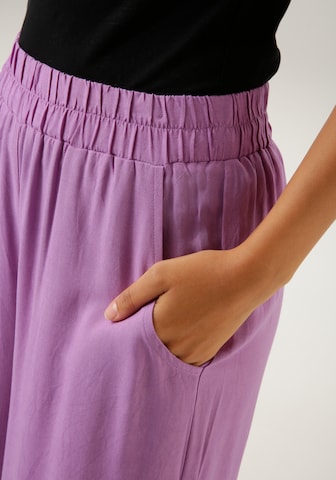 Aniston CASUAL Wide leg Pants in Purple