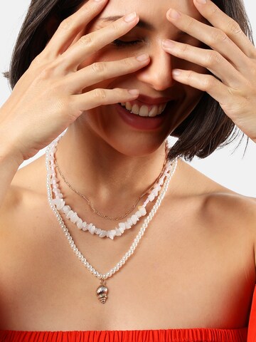 SOHI Necklace 'Sagit' in White