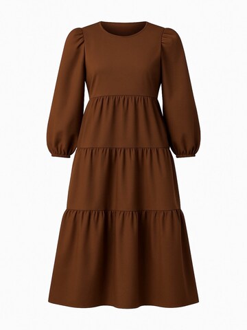 Touche Prive Kleid in Braun: Vorderseite