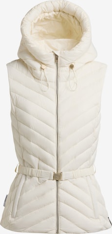 Gilet 'Demie' di khujo in bianco: frontale