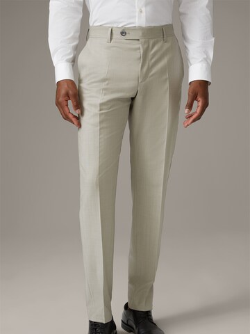 STRELLSON Slimfit Pantalon 'Mace' in Beige: voorkant