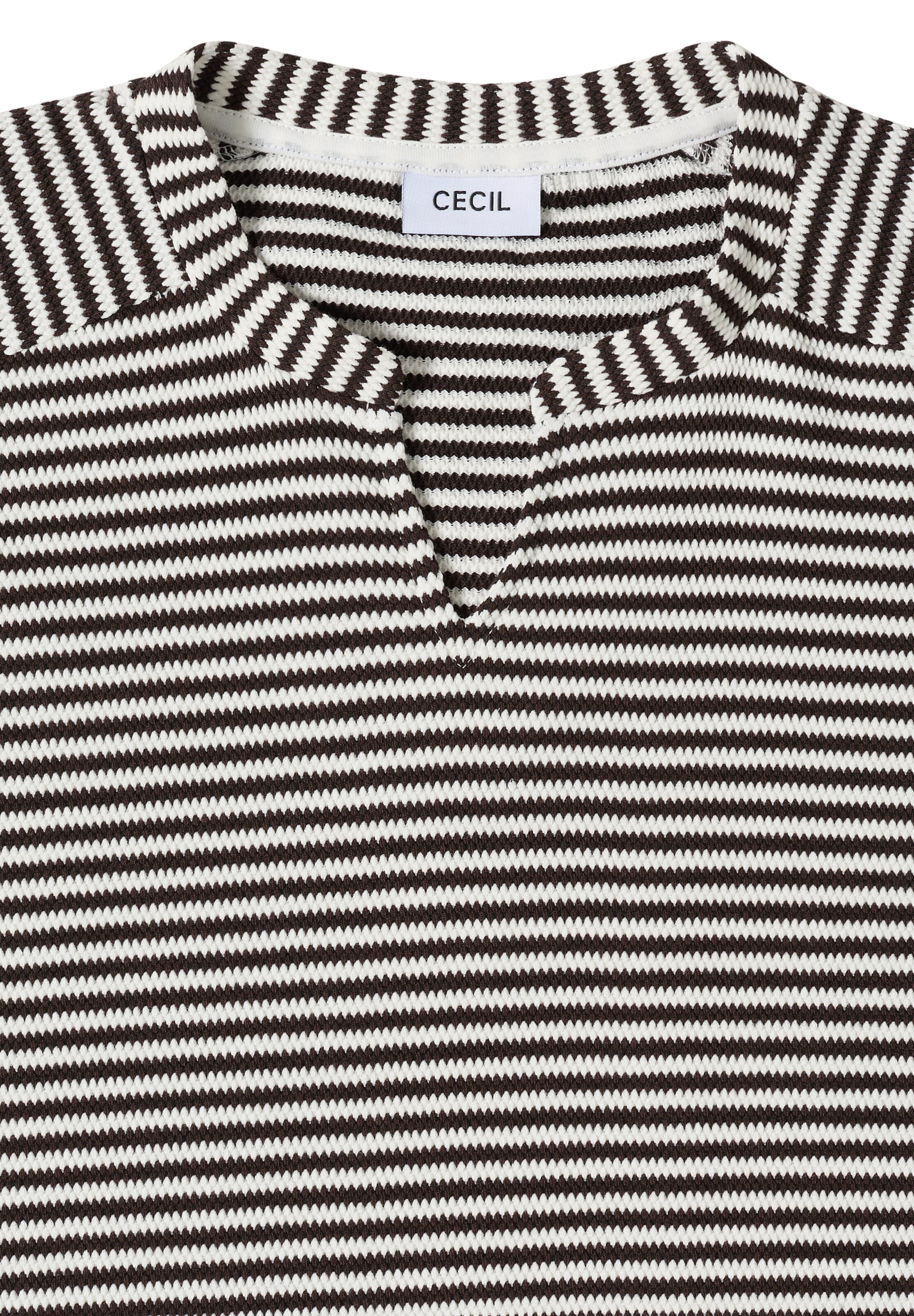 CECIL T-Shirt in Braun