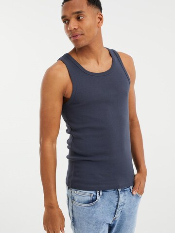 T-Shirt WE Fashion en bleu : devant