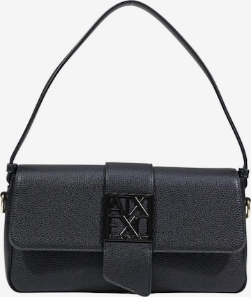 ARMANI EXCHANGE - Bolso de hombro en negro: frente
