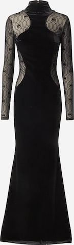 Elisabetta Franchi - Vestido de noche en negro: frente