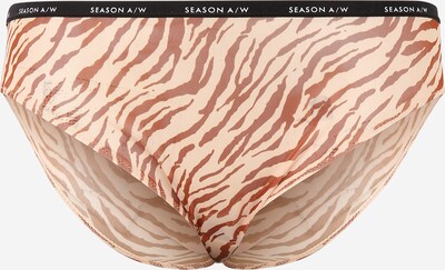 Public Desire Curve Slip en homard / orange pastel / noir / blanc, Vue avec produit