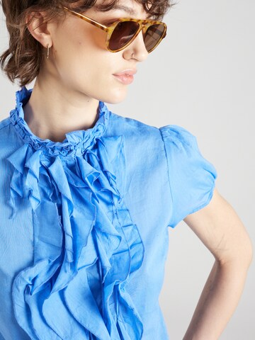 SAINT TROPEZ Bluse 'Tilli' in Blau