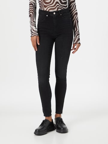 Tally Weijl Skinny Jeans in Black: front