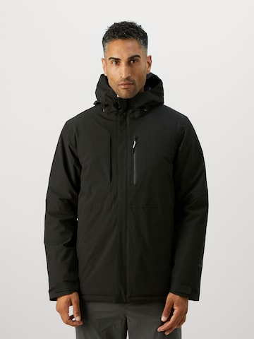 Giacca per outdoor 'BAKERHILL' di ICEPEAK in nero: frontale