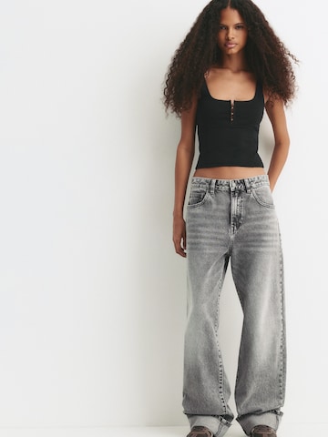 Pull&Bear Top in Schwarz