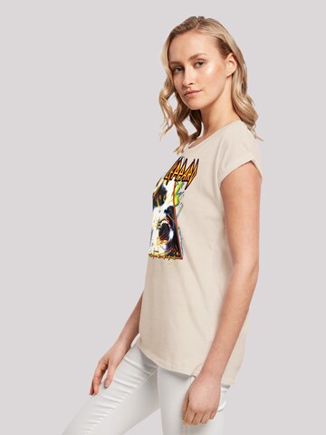 F4NT4STIC T-Shirt 'Def Leppard Hysteria' in Beige