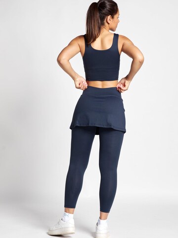 SPORTKIND Sportrok '2-in-1 Skirt with Long Leggings / Skapri' in Blauw
