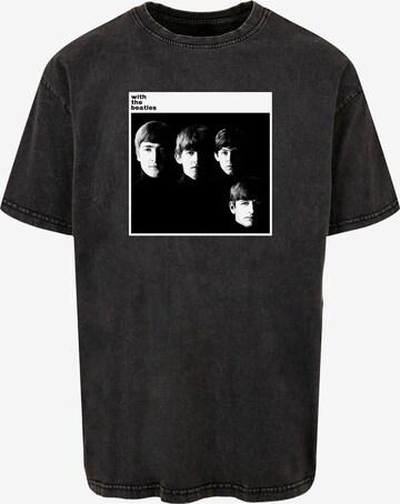 Merchcode T-Shirt 'Beatles - With The Beatles' in Schwarz: predná strana